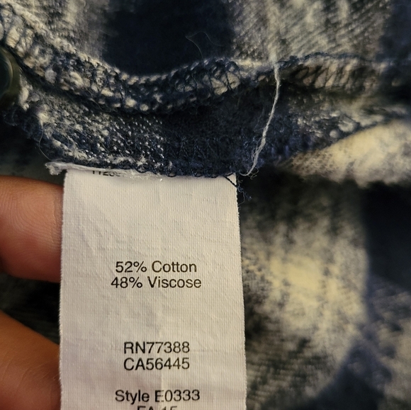 Madewell Plaid Andover Flannel Size Small - Picture 5 of 5